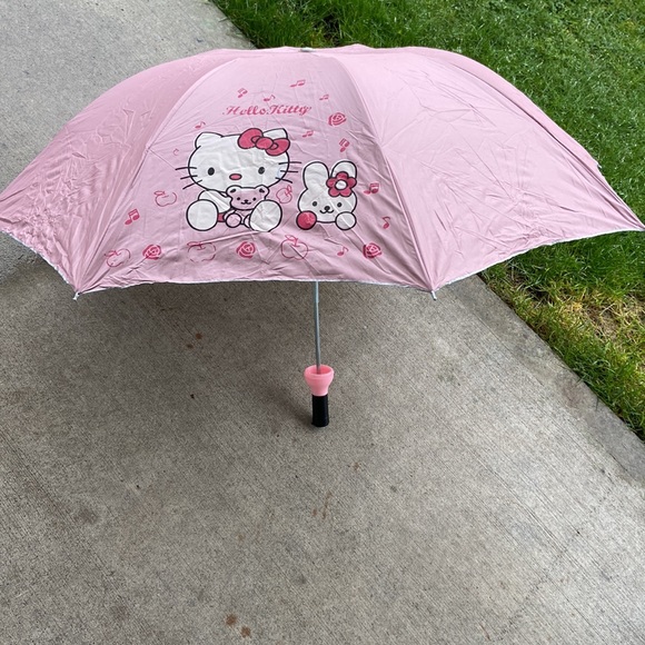 Sanrio Accessories - Champagne hello kitty umbrella